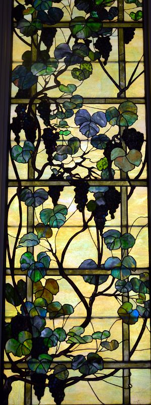 701 Grapevine Panel from Laurelton Hall, Oyster Bay, New York - Louis Comfort Tiffany 1905 - American Wing New York Metropolitan Museum of Art
